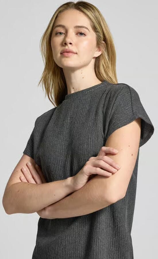 Christian Berg Woman T-shirt met structuurmotief en ronde hals - Foto 2