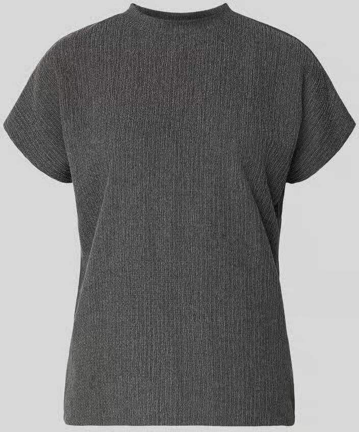 Christian Berg Woman T-shirt met structuurmotief en ronde hals