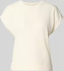 Christian Berg Woman T-shirt met structuurpatroon en ronde hals