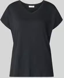Christian Berg Woman T-shirt van mix van viscose en elastaan met v-hals