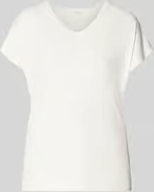 Christian Berg Woman T-shirt van mix van viscose en elastaan met v-hals