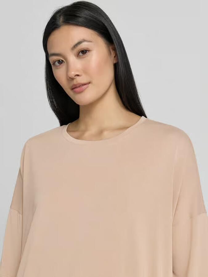 Christian Berg Woman T-shirt van modalmix met tunnelkoord