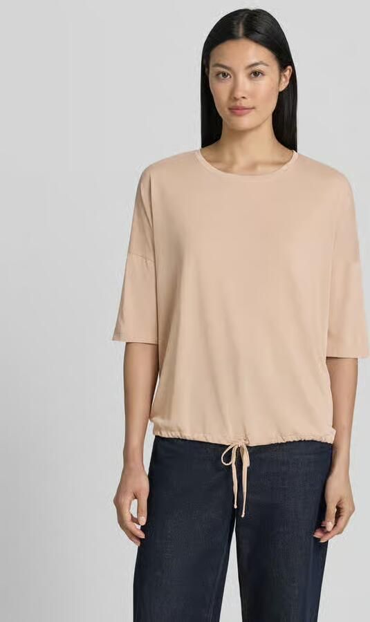 Christian Berg Woman T-shirt van modalmix met tunnelkoord - Foto 4