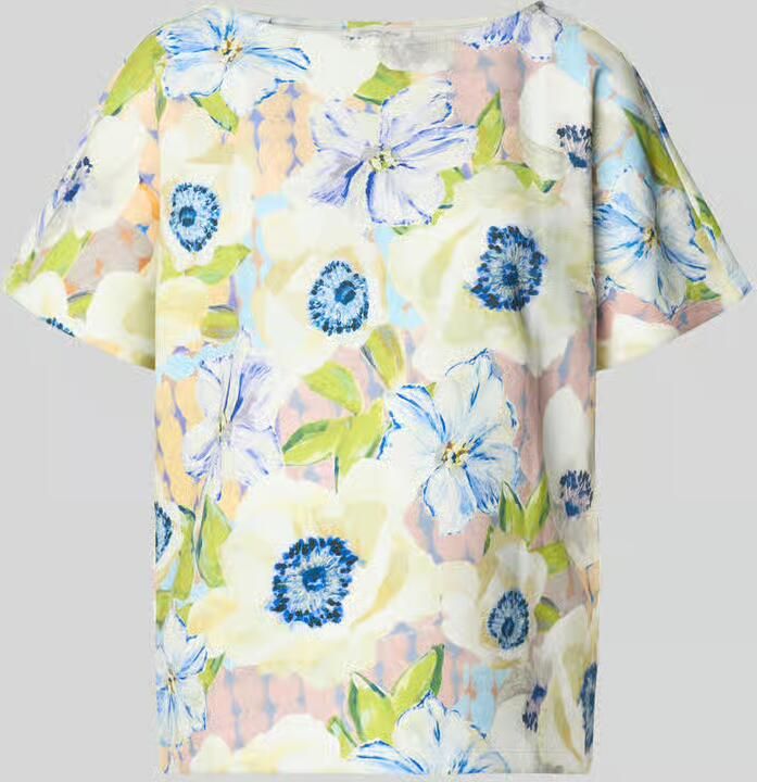 Christian Berg Woman T-shirt van viscosemix in all-over look - Foto 2