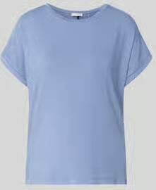 Christian Berg Woman T-shirt van viscosemix met ronde halsuitsnijding