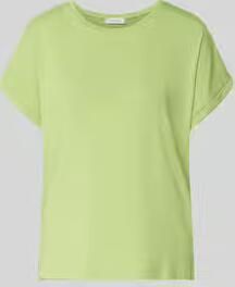 Christian Berg Woman T-shirt van viscosemix met ronde halsuitsnijding
