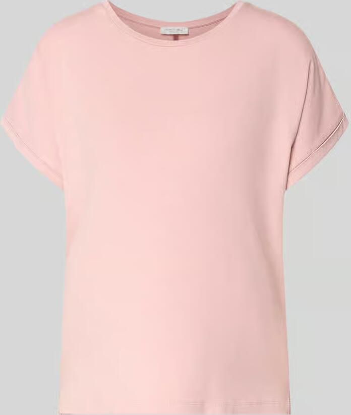 Christian Berg Woman T-shirt van viscosemix met ronde halsuitsnijding