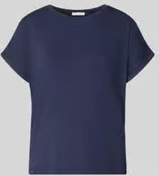 Christian Berg Woman T-shirt van viscosemix met ronde halsuitsnijding