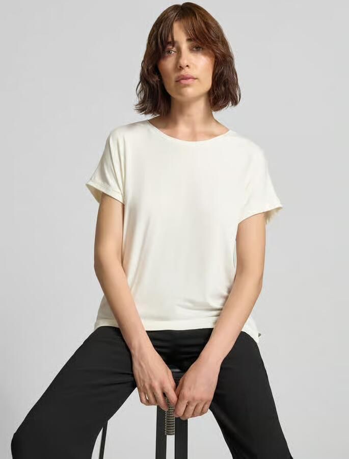 Christian Berg Woman T-shirt van viscosemix met ronde halsuitsnijding - Foto 2