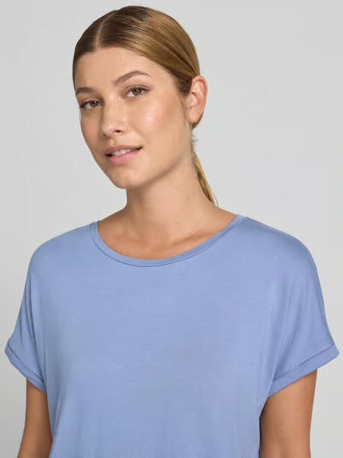 Christian Berg Woman T-shirt van viscosemix met ronde halsuitsnijding - Foto 2