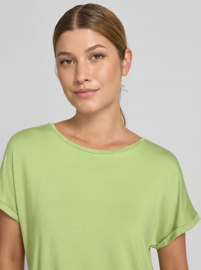 Christian Berg Woman T-shirt van viscosemix met ronde halsuitsnijding - Foto 2