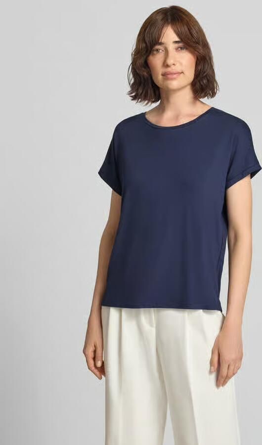 Christian Berg Woman T-shirt van viscosemix met ronde halsuitsnijding - Foto 3