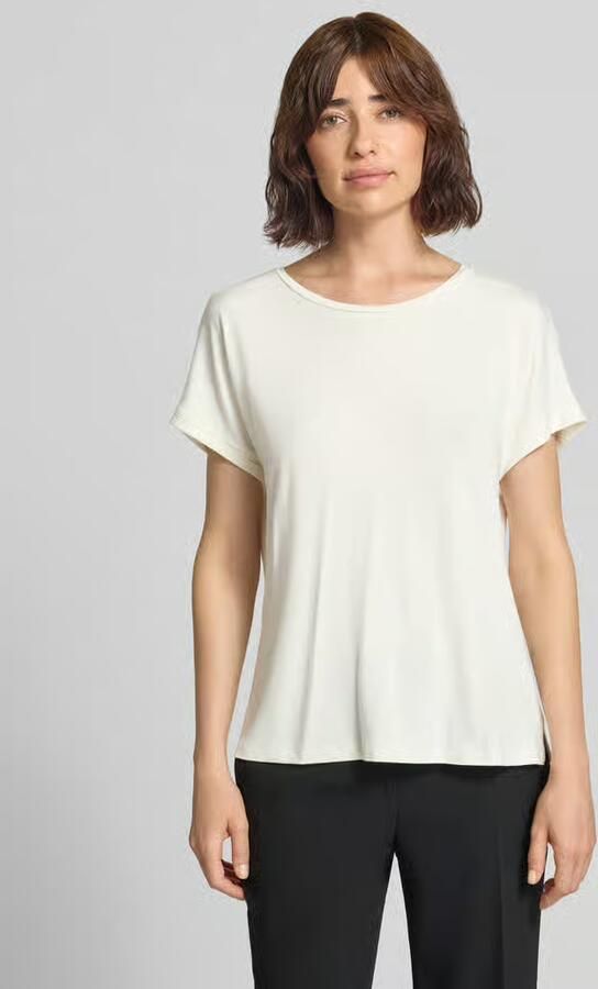 Christian Berg Woman T-shirt van viscosemix met ronde halsuitsnijding - Foto 2