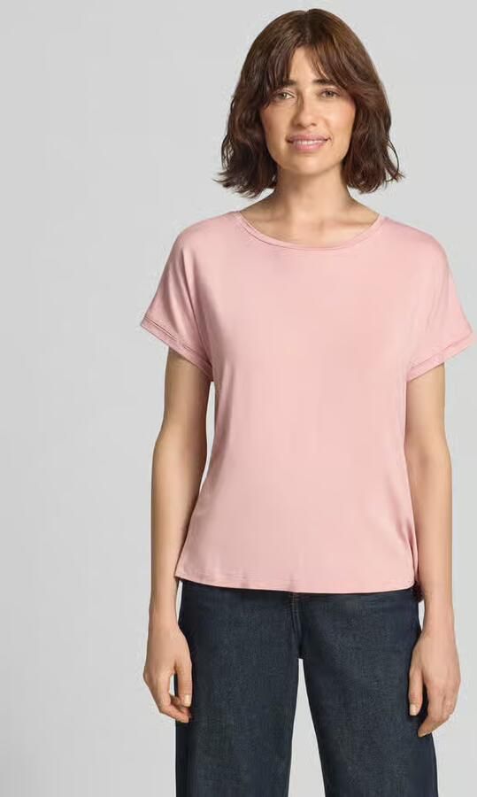 Christian Berg Woman T-shirt van viscosemix met ronde halsuitsnijding - Foto 3