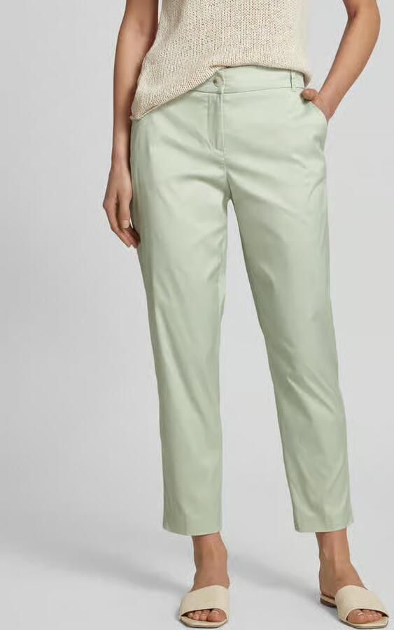 Christian Berg Woman Tapered fit chino met verkort model - Foto 2