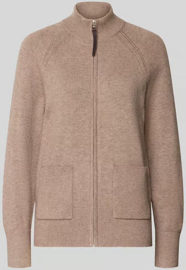 Christian Berg Woman Vest van viscosemix met rits