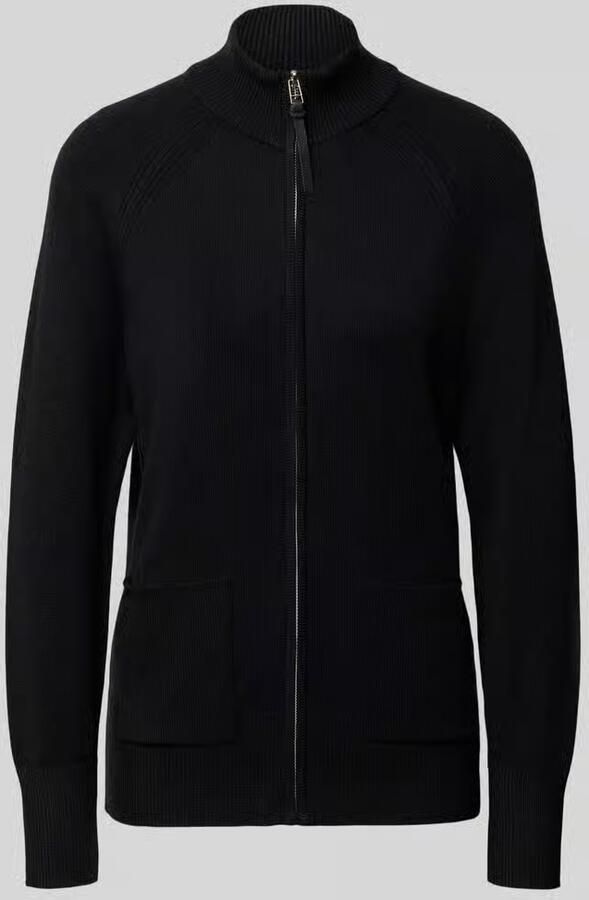 Christian Berg Woman Vest van viscosemix met rits