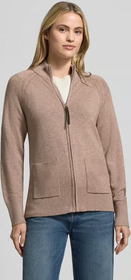 Christian Berg Woman Vest van viscosemix met rits - Foto 2
