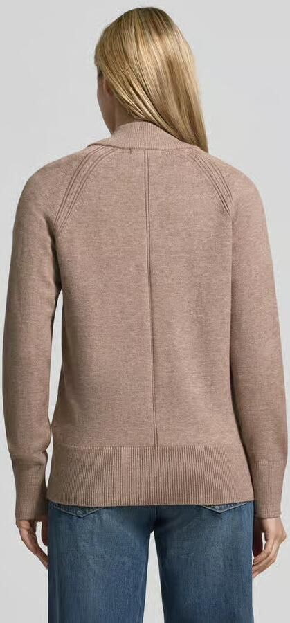 Christian Berg Woman Vest van viscosemix met rits - Foto 3