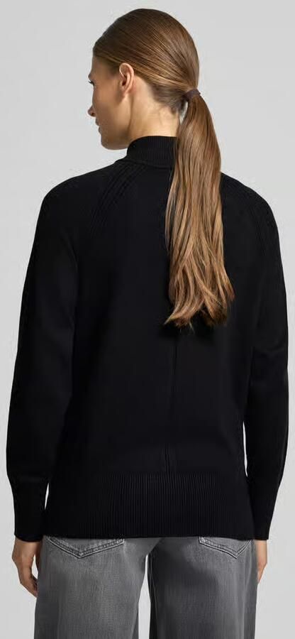 Christian Berg Woman Vest van viscosemix met rits - Foto 3