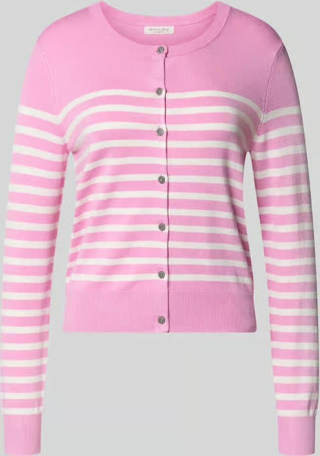 Christian Berg Woman Vest van viscosemix met strepenpatroon - Foto 2