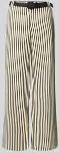 Christian Berg Woman wide fit broek met viscose