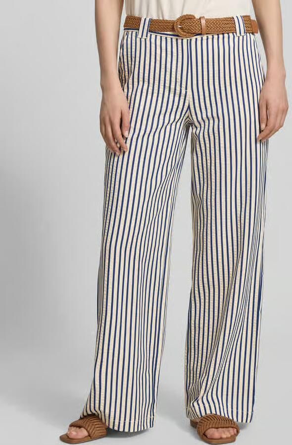 Christian Berg Woman wide fit broek met viscose - Foto 2
