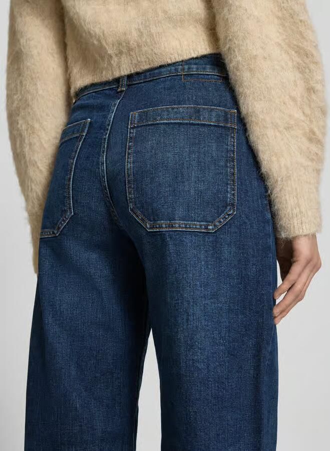 Christian Berg Woman Wide fit Jeans met opgestikte zakken Model 'Gwendolin' - Foto 2