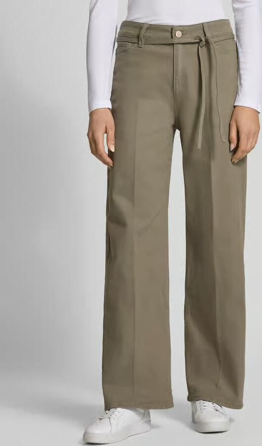 Christian Berg Woman Wide fit Jeans met persplooien - Foto 3