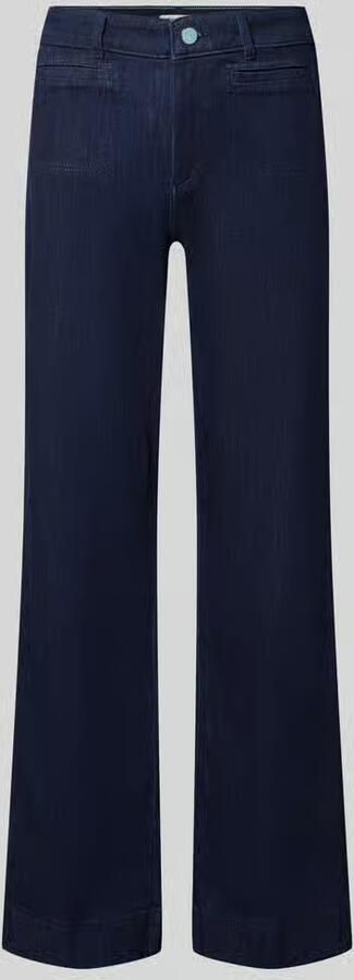 Christian Berg Woman wide fit jeans met steekzakken