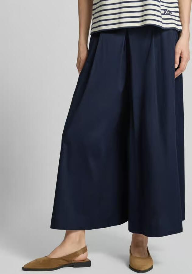 Christian Berg Woman wide fit stoffen broek met bandplooien - Foto 3