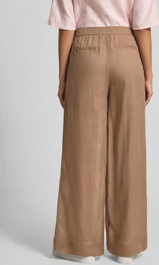 Christian Berg Woman Wide fit stoffen broek met elastische band
