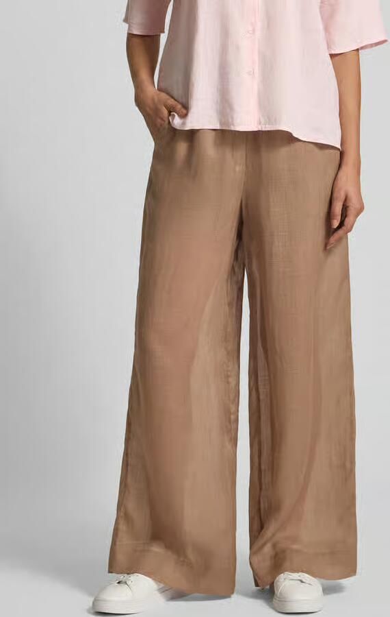 Christian Berg Woman Wide fit stoffen broek met elastische band - Foto 2