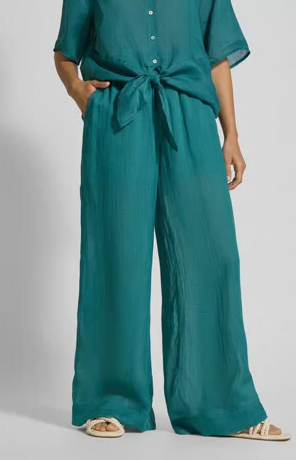 Christian Berg Woman Wide fit stoffen broek met elastische band - Foto 2