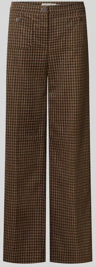 Christian Berg Woman Wide leg broek met opgestikte steekzakken