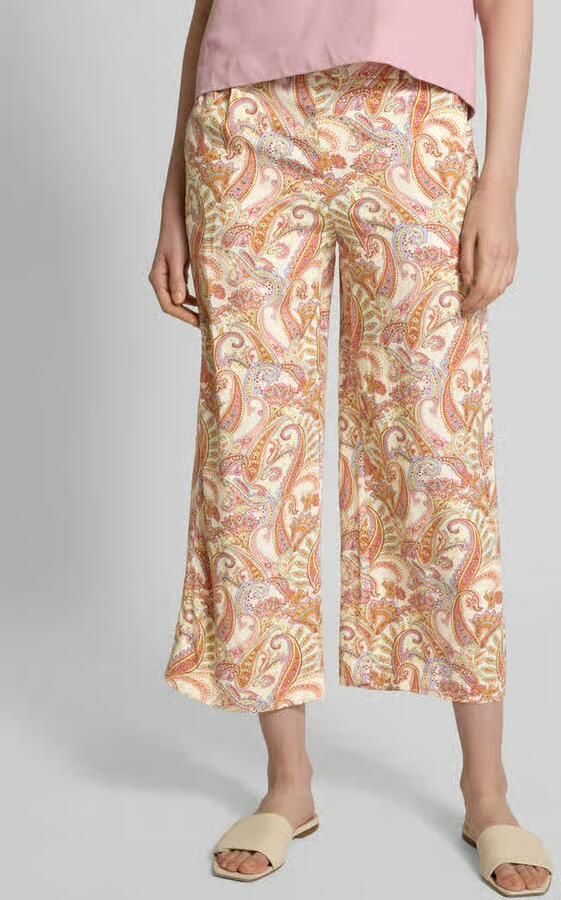 Christian Berg Woman Culotte van viscose met paisleymotief - Foto 2