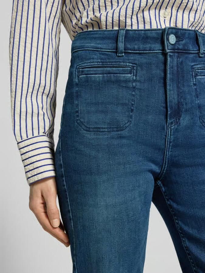 Christian Berg Woman Wide leg jeans met steekzakken