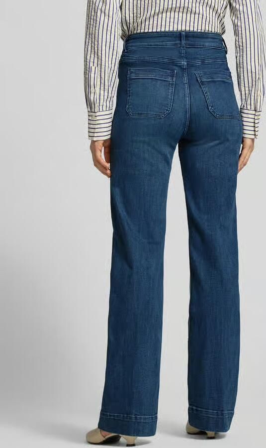 Christian Berg Woman Wide leg jeans met steekzakken - Foto 3