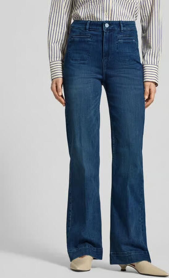 Christian Berg Woman Wide leg jeans met steekzakken - Foto 2