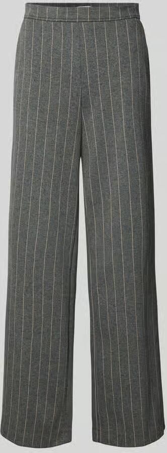 Christian Berg Woman Wide leg stoffen broek met steekzakken