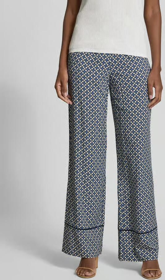 Christian Berg Woman Wide leg stoffen broek met steekzakken - Foto 2