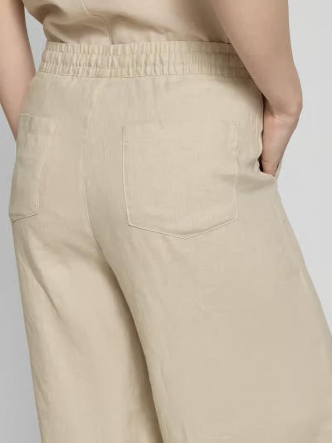 Christian Berg Woman Regular fit linnen broek met elastische band