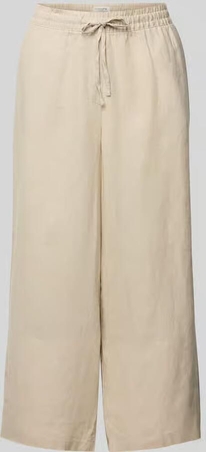 Christian Berg Woman Regular fit linnen broek met elastische band - Foto 2