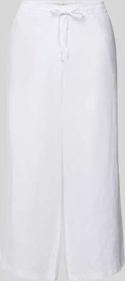 Christian Berg Woman Regular fit linnen broek met elastische band - Foto 3