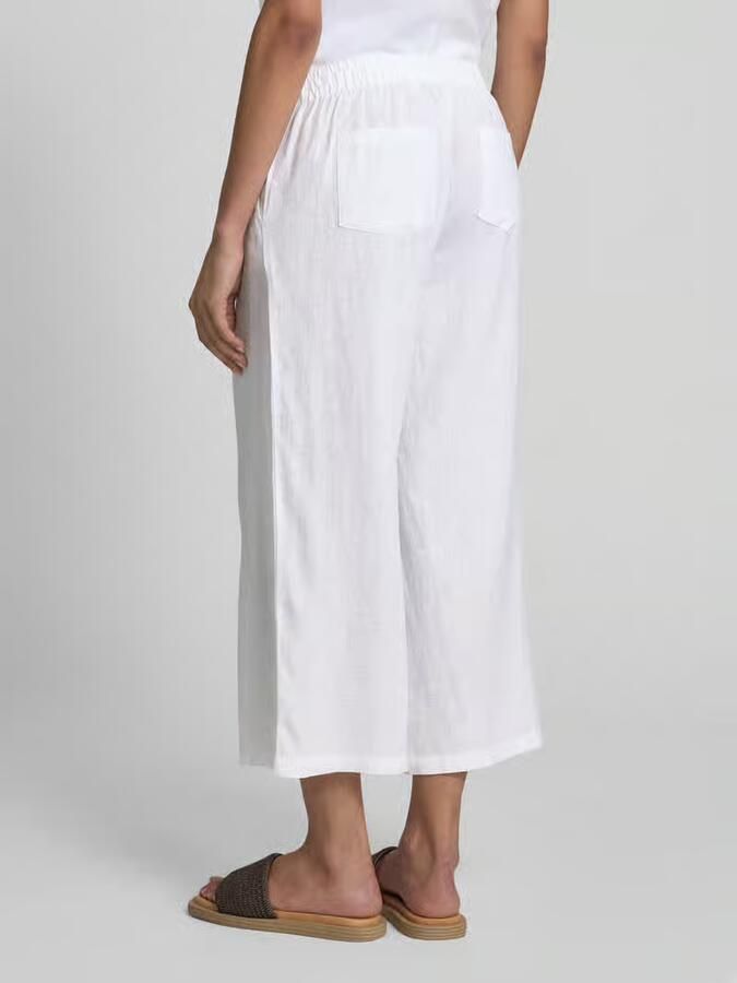 Christian Berg Woman Regular fit linnen broek met elastische band - Foto 2