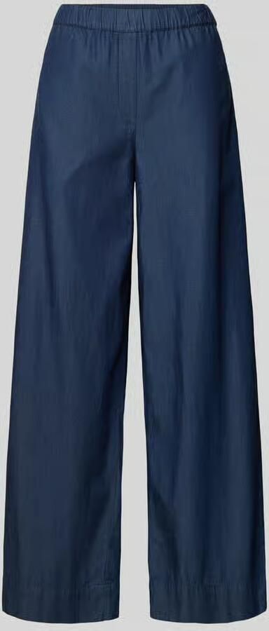 Christian Berg Woman Wide leg Tencel broek met elastische band