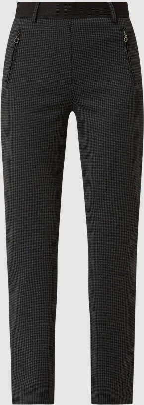 Christian Berg Woman Skinny fit stoffen broek met pied-de-poule-motief