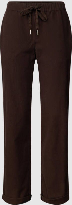 Christian Berg Woman Corduroy broek met steekzakken