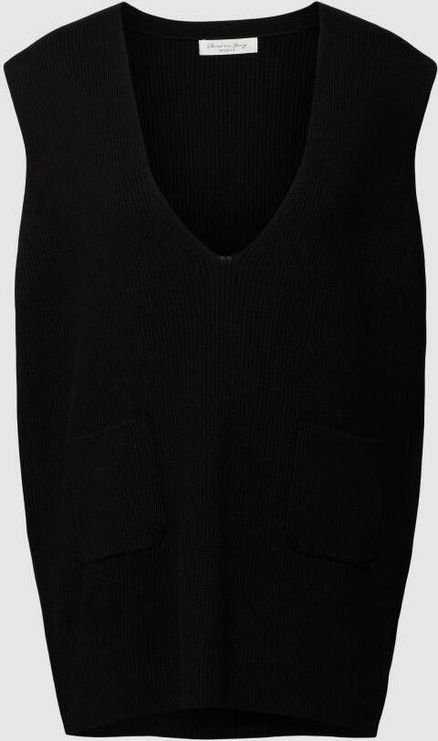 Christian Berg Woman Gebreide pullover in mouwloos design
