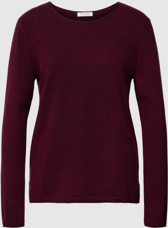 Christian Berg Woman Gebreide pullover met ronde hals